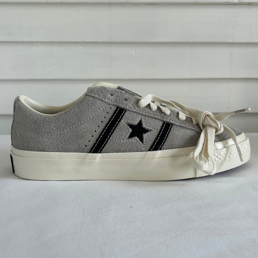 NWT Converse Mens One Star Academy Pro Suede Gray Low Sneakers Lace Up Size 7 - Picture 3 of 16